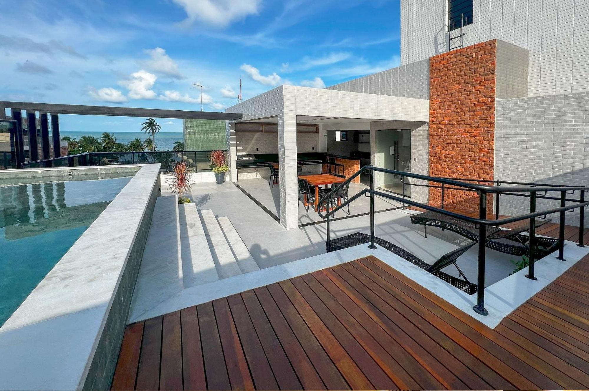 Mahalo Cabo Branco Flat Novo 4 Pessoas 100m Mar Apartamento João Pessoa